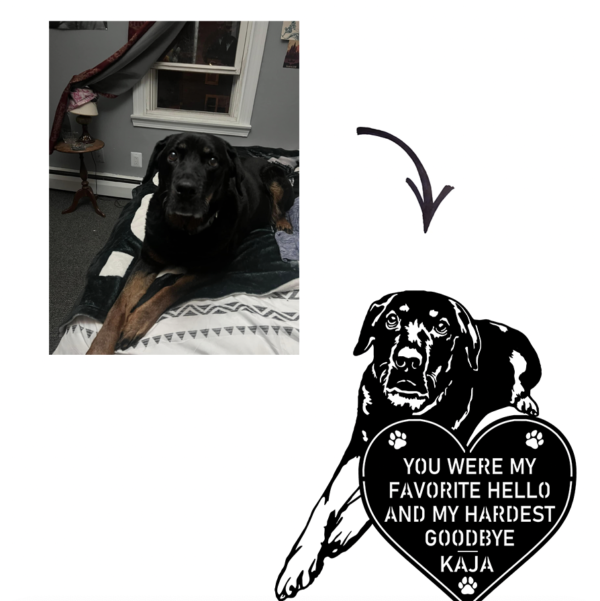 Pet Memorial From Photo